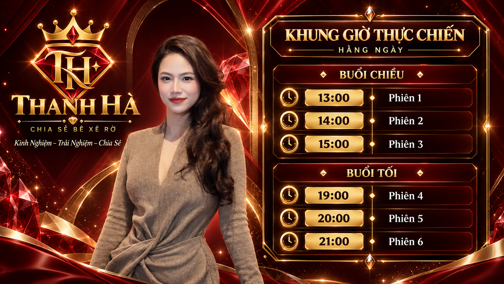 Khung Giờ Thực Chiến Hàng Ngày - Thanh Hà Baccarat